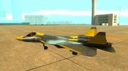 Су ПАК-ФА Т-50 для GTA San Andreas миниатюра 2