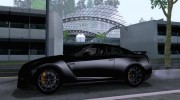 Nissan GTR Black Edition для GTA San Andreas миниатюра 4