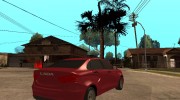 Lada Vesta для GTA San Andreas миниатюра 2