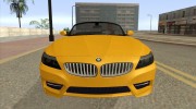 BMW Z4 sDrive35is для GTA San Andreas миниатюра 2