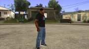 CJ в футболке (SFUR) для GTA San Andreas миниатюра 3