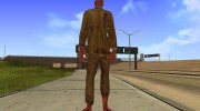 Crimson Zombie Skin для GTA San Andreas миниатюра 3