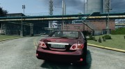 Toyota Corolla 2008 для GTA 4 миниатюра 4