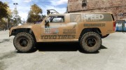 Hummer H3 raid t1 para GTA 4 miniatura 2
