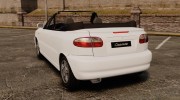 Daewoo Lanos 1997 Cabriolet Concept para GTA 4 miniatura 3