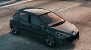Peugeot 308 Hdi для GTA 5 миниатюра 4
