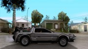 Crysis Delorean BTTF1 para GTA San Andreas miniatura 5