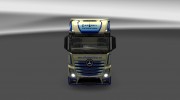 Скин CAFRREY International для Mercedes Actros MP4 para Euro Truck Simulator 2 miniatura 2