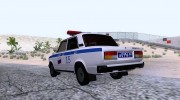ВАЗ 2107 Полиция для GTA San Andreas миниатюра 3