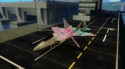 F-22 - Miku Hatsune Itasha для GTA San Andreas миниатюра 1