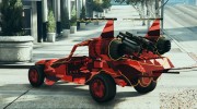 Red Military Camo - SpaceDocker - PaintJob для GTA 5 миниатюра 3
