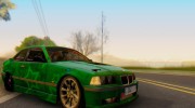 BMW M3 E36 Coupe Blue Star for GTA San Andreas miniature 6