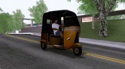 Bajaj Tuk-Tuk Rickshaw для GTA San Andreas миниатюра 4