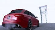 Audi RS4 Avant (B8) 2013 для GTA San Andreas миниатюра 3