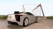 Lexus LFA (US-Spec) 2011 for GTA San Andreas miniature 3