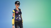 Набор кепок Sporty Caps для Sims 4 миниатюра 4