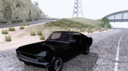 1968 Ford Mustang Fastback для GTA San Andreas миниатюра 1