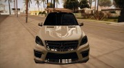 Mercedes-Benz ML63 AMG 2015 для GTA San Andreas миниатюра 5