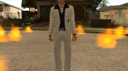 Vitos White and Black Vegas Suit from Mafia II для GTA San Andreas миниатюра 2