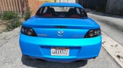 2004 Mazda RX-8 для GTA 5 миниатюра 8