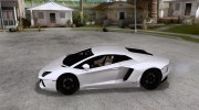 Покрасочные работы для Lamborghini Aventador LP700-4 2011 for GTA San Andreas miniature 2