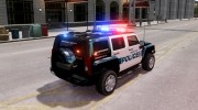 Hummer H3X 2007 LC Police Edition [ELS] para GTA 4 miniatura 3