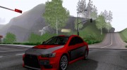 Mitsubishi Lancer Evolution X Tunable para GTA San Andreas miniatura 8