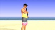 Skin GTA V Online в летней одежде для GTA San Andreas миниатюра 6