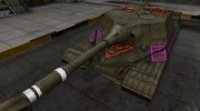 Качественные зоны пробития для Объект 268 для World Of Tanks миниатюра 1