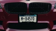BMW M5 2012 для GTA 4 миниатюра 12