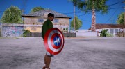 Shield Captain America для GTA San Andreas миниатюра 1