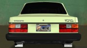 Volvo 242 Turbo Evolution для GTA Vice City миниатюра 6