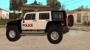 Hummer H3 Police for GTA San Andreas miniature 2