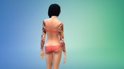 Татуировки Old School para Sims 4 miniatura 3
