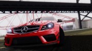 Mercedes-Benz C 63 AMG Black Series v.2 для GTA San Andreas миниатюра 2