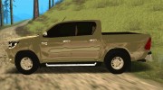 Toyota Hilux 2.8 2016 для GTA San Andreas миниатюра 3