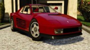 1984 Ferrari Testarossa 1.9 para GTA 5 miniatura 4