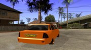 ВАЗ Лада Приора Такси для GTA San Andreas миниатюра 4