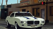 1969 Pontiac Firebird Trans Am Coupe (2337) для GTA San Andreas миниатюра 1