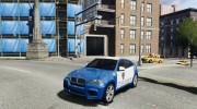 BMW X6M Police for GTA 4 miniature 1