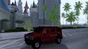 Hummer H2 Bomberos (span. Feuerwehr) для GTA San Andreas миниатюра 1