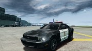 Ford Mustang V6 2010 Police v1.0 для GTA 4 миниатюра 1
