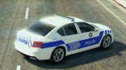 Škoda Octavia 2016 Yeni Türk Polis Arabası para GTA 5 miniatura 3