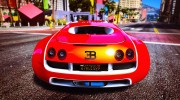 Bugatti Veyron v6.0 для GTA 5 миниатюра 4