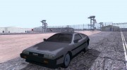 DeLorean (Straßenversion) для GTA San Andreas миниатюра 1