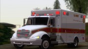 Freightliner M2 Chassis SACFD Ambulance for GTA San Andreas miniature 1