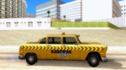 Kaufman Cab 1992 для GTA San Andreas миниатюра 5