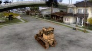 Bulldozer T 130 para GTA San Andreas miniatura 3