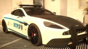 Aston Martin Vanquish NYPD para GTA 4 miniatura 1