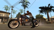 Harley Davidson fatboy Racing Bobber для GTA San Andreas миниатюра 1